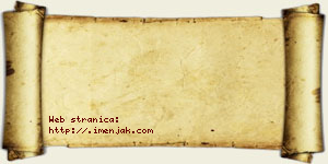 Hana Ćorsović vizit kartica